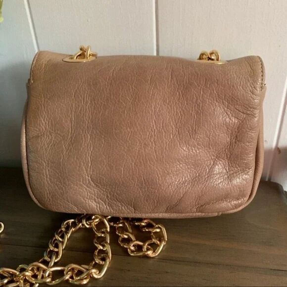 Pietro Alessandro Mini Convertible Bag Chain Strap Leather Mini Designer - Picture 12 of 14